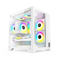 Thùng máy Case Magic Aqua M Elite - Trắng | M-ATX, Không Fan