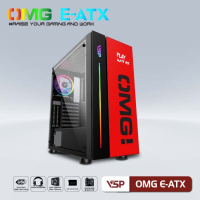 VỎ CASE VSP OMG E-ATX LED RGB RED