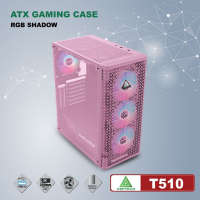 CASE VSPTECH ATX GAMING T510 (PINK)