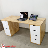 Bàn Gaming IKEA Gỗ Cao Su