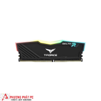 Ram PC TeamGroup T-Force Delta RGB Black 8GB DDR4 3600MHz (TF3D48G3600HC18J01)