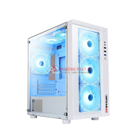 CASE MAGIC GM-01 GLASS CÓ SẮN 4 FAN (MATX)
