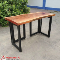 Bàn Làm Việc Gỗ Xà Cừ Nguyên Tấm
