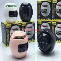 Loa Bluetooth Kimiso KMS-K12 Black (3W, Có khe thẻ nhớ, FM, Có led, Báo thức)