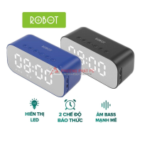 Loa Bluetooth ROBOT RB560 Black Chính hãng (5W, Có khe thẻ nhớ, Báo thức)