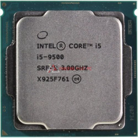 CPU SK 1151v2 Intel Core i5-9500 Tray (3.0GHz up to 4.4GHz, 6 nhân, 6 luồng, 9MB, 65W)