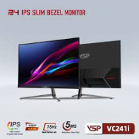 Màn hình VSP VC241i | 23.8 inch, Full HD, IPS, 75Hz, 5ms, phẳng, đen