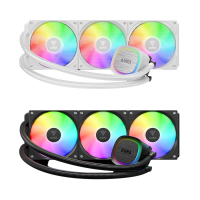 Tản nhiệt nước Gamdias AURA GL360 V2 ARGB (Black/ White)