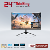 Màn Hình VSP VL24 (CM2406H) (23.6 inch/ FHD/ VA/ 75Hz/ 12ms/ 250nits/ HDMI+VGA/ Cong/ Đen)