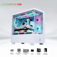VỎ CASE COOLERPLUS CPC-X38 (XÁM/ĐEN)